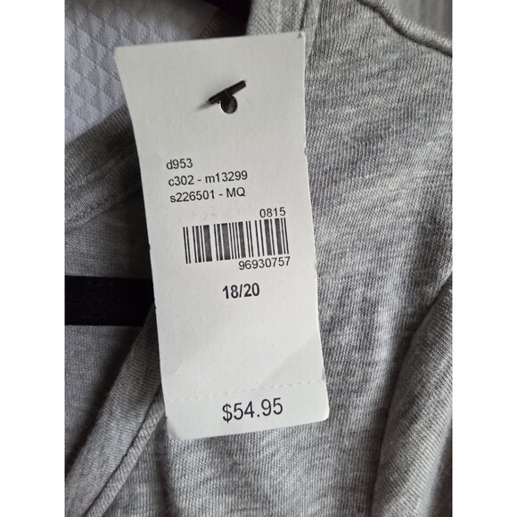 Lane Bryant T Shirt Top I Women's 18/20 I Gray Sequin Cat Tiger Animal NWT - Picture 6 of 8